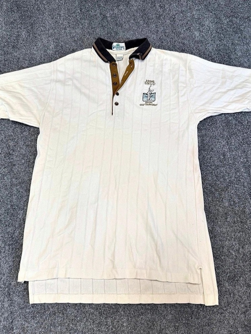 WILLIAM PORRITT EXTRA 1986 SMUD Annual Golf Tournament Vintage Golf Polo in